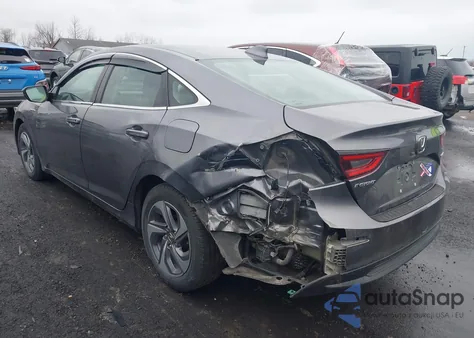 2019 Honda Insight Lx z USA, uszkodzony, nr VIN 19XZE4F19KE004722